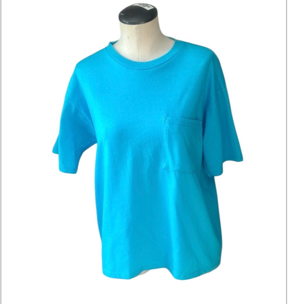 Vintage Garan Oversized Short Sleeve Pocket Tee